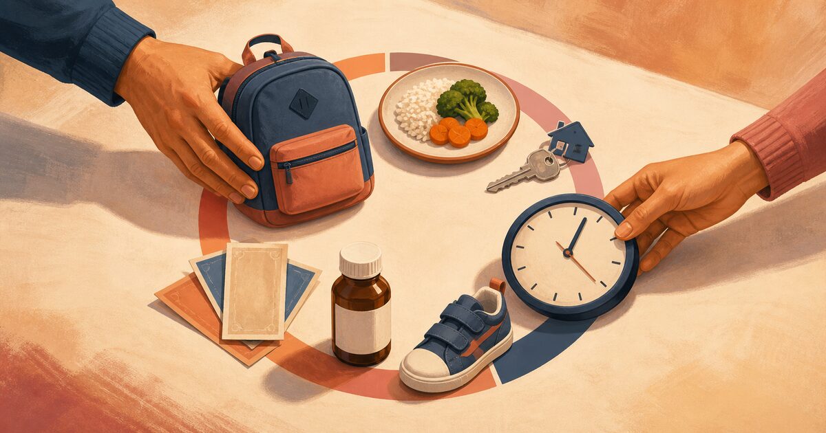 Ilustración sobre cálculo de cuota alimentaria, gastos de los hijos y tareas de cuidado