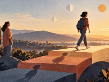 Adolescente avanzando hacia una mayor autonomía con acompañamiento familiar